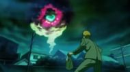 Reigen notices the evil spirit - Mob Psycho 100 (Image via Bones)